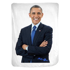 Barack Obama 60"x80" Velveteen Cuddle Blanket