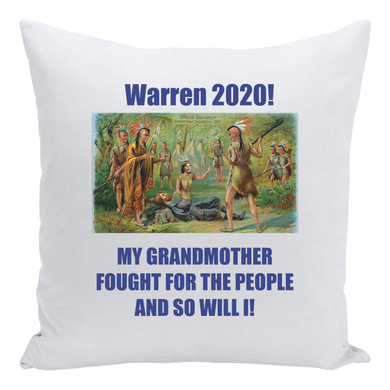 Elizabeth Warren Grandmother Cry Pillow