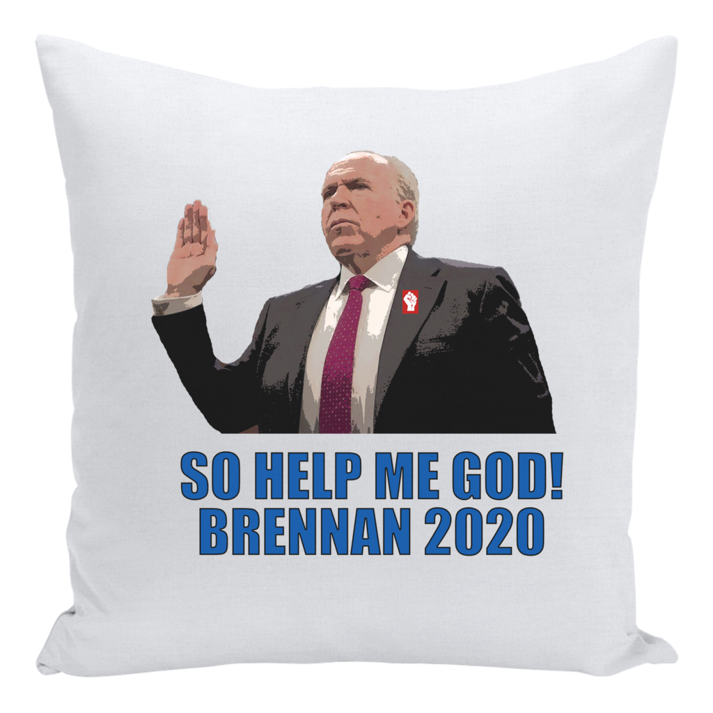 John Brennan Cry Pillow