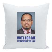 Load image into Gallery viewer, Keith Ellison Vote for me Cry Pillow