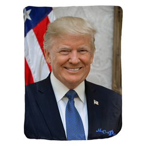 Trump 60"x80" Velveteen Cuddle Blanket