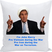 Load image into Gallery viewer, John Kerry Cry Pillow
