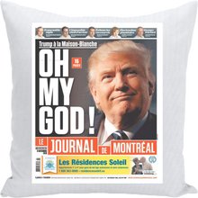 Load image into Gallery viewer, TRUMP WINS Montreal Paper Cry Pillow